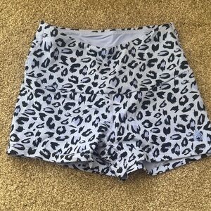 Ryderwear High Waist Leopard Print Shorts